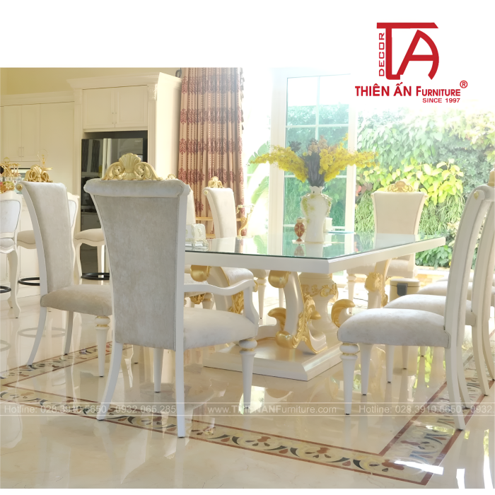 Bộ Bàn Ăn Cổ Điển TA 8004