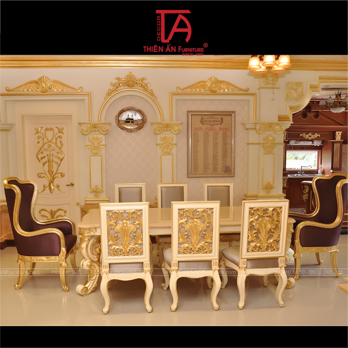 Bộ Bàn Ăn Cổ Điển TA 8002