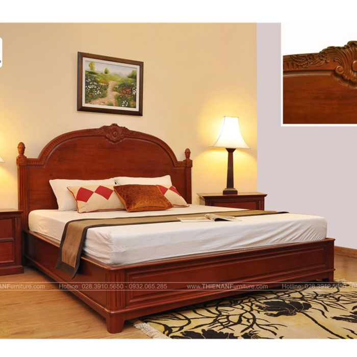 Giường Ngủ Bán Cổ Điển TA 0729