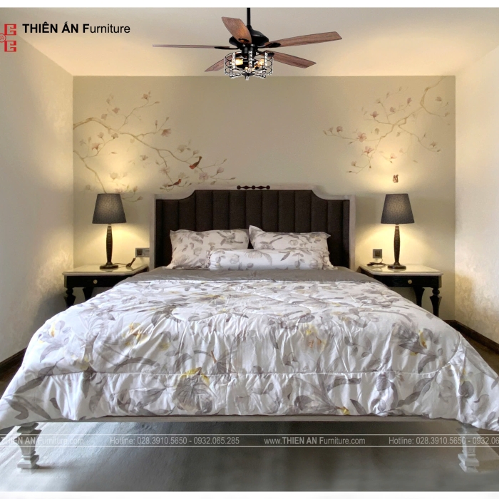 Giường Ngủ Bán Cổ Điển TA 0736