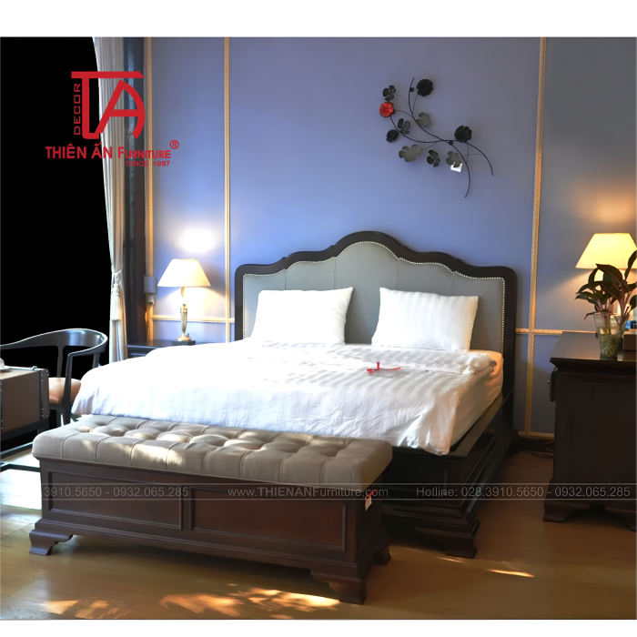 Giường Ngủ Bán Cổ Điển TA 0733