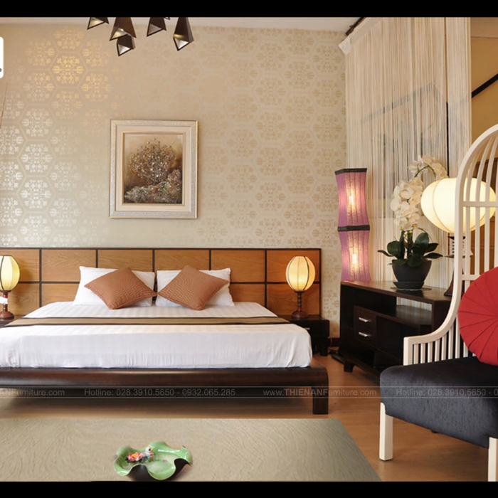 Giường Ngủ Phong Cách Cận Đại TA 0701